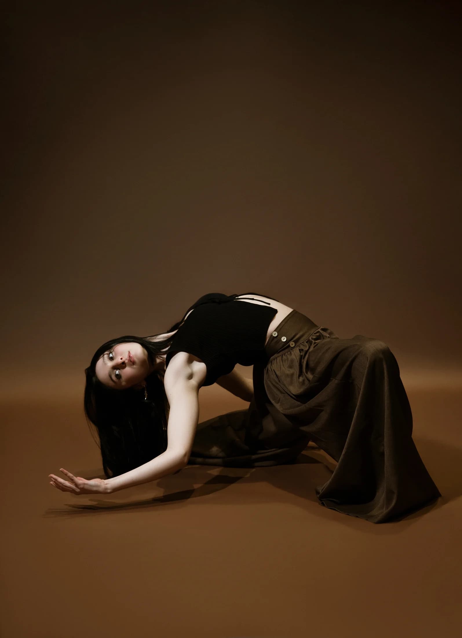 Estafania Forero Yacaman in a curved floor movement study